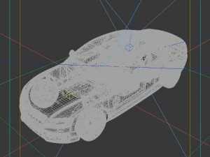 vehicles - mercedes-benz bmw volkswagen audi car 143 3D Model