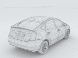 vehicles - mercedes-benz bmw volkswagen audi car 167 3D Model