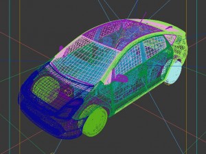 vehicles - mercedes-benz bmw volkswagen audi car 167 3D Model
