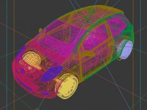vehicles - mercedes-benz bmw volkswagen audi car 168 3D Model