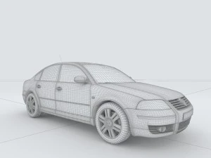 vehicles - mercedes-benz bmw volkswagen audi car 199 3D Model