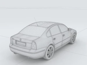 vehicles - mercedes-benz bmw volkswagen audi car 199 3D Model