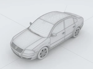 vehicles - mercedes-benz bmw volkswagen audi car 199 3D Model