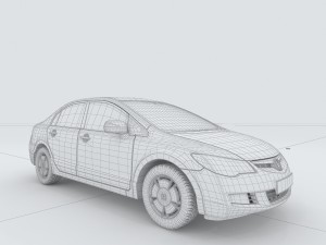 vehicles - mercedes-benz bmw volkswagen audi car 201 3D Model