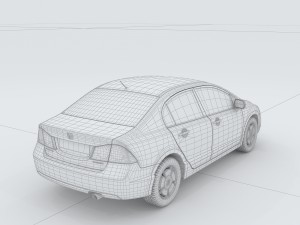 vehicles - mercedes-benz bmw volkswagen audi car 201 3D Model