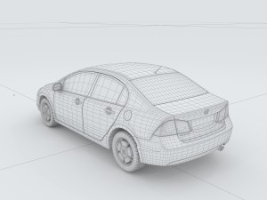 vehicles - mercedes-benz bmw volkswagen audi car 201 3D Model