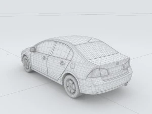 vehicles - mercedes-benz bmw volkswagen audi car 201 3D Model