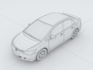 vehicles - mercedes-benz bmw volkswagen audi car 201 3D Model