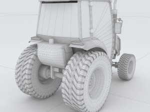 vehicles - tractor 06 3D मॉडल