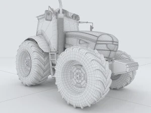 vehicles - tractor 07 3D Model