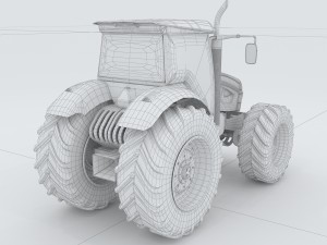 vehicles - tractor 07 Model 3D