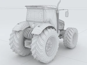 vehicles - tractor 07 3D Model