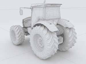 vehicles - tractor 07 Model 3D