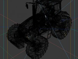 vehicles - tractor 07 3D Model