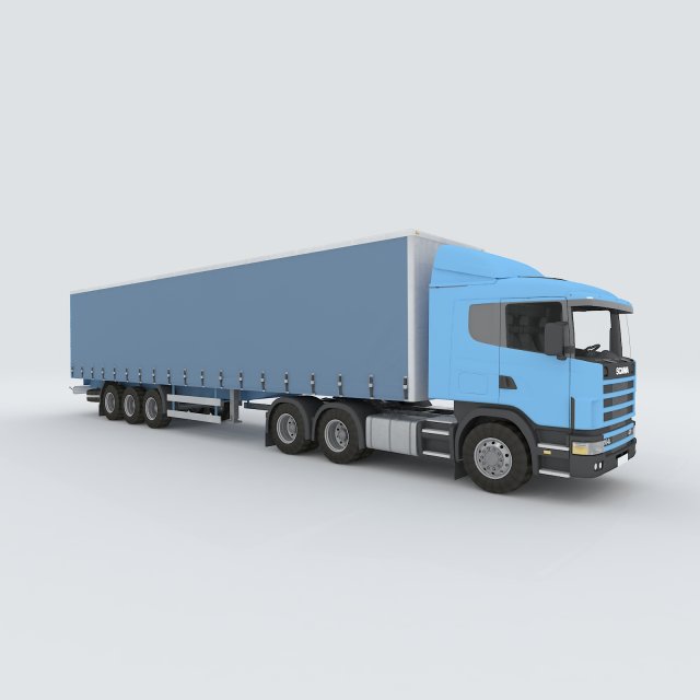vehicles - trucks30 3D 模型 .c4d .max .obj .3ds .fbx .stl .blend 