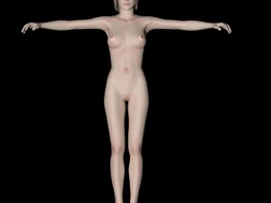 lady in red 3D Model