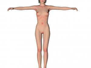 lady in red 3D Model