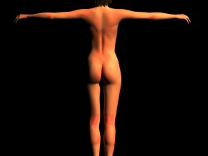 lady in red 3D Model