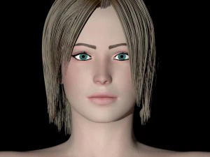 lady in red 3D Model