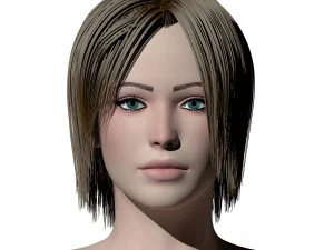lady in red 3D Model