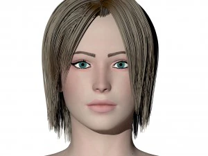 lady in red 3D Model