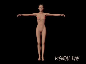 girl athlete 3D Model