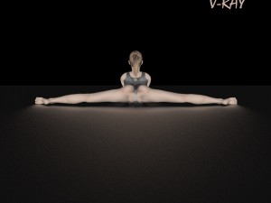 girl athlete 3D मॉडल