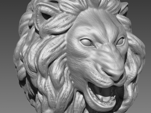 the head of a lion 3d print model 3D Print Model