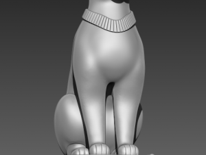 cat king 3d print model 3D प्रिंट मॉडल