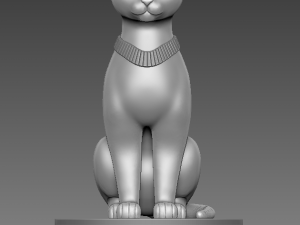 cat king 3d print model 3D Принт Модель