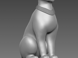 cat king 3d print model 3D Принт Модель