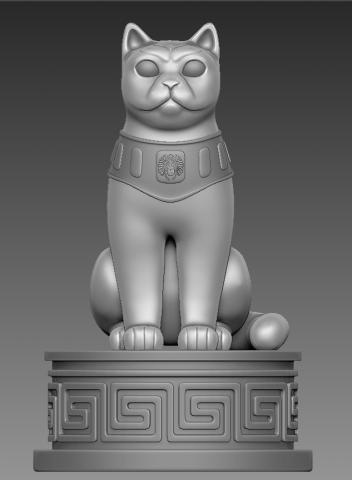 cat 3d print model Modelo de Impressão 3D .c4d .max .obj .3ds .fbx .stl .blend 