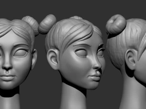 कार्टून हेड 3डी प्रिंट मॉडल 3D प्रिंट मॉडल