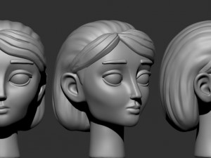cartoon heads 3d print model 3D Принт Модель