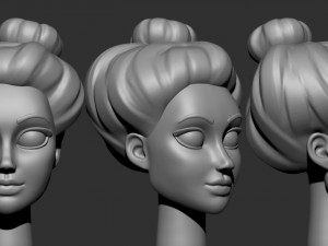 cartoon heads 3d print model 3D Принт Модель