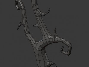 low poly spooky tree pack 3Dモデル