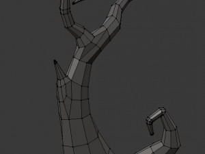 low poly spooky tree pack 3Dモデル