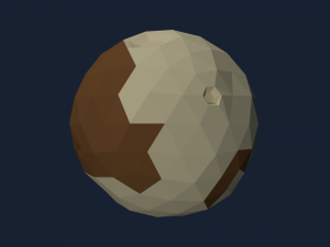 low poly solar system 3Dモデル