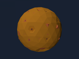 low poly solar system 3Dモデル