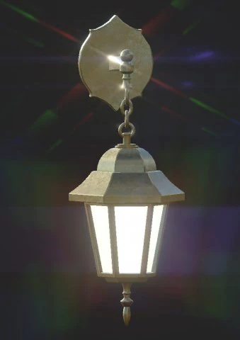 lantern 2 3D Model .c4d .max .obj .3ds .fbx .stl .blend 