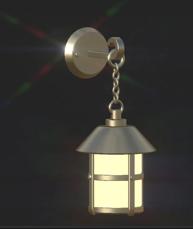 lantern 3 3D Model .c4d .max .obj .3ds .fbx .stl .blend 
