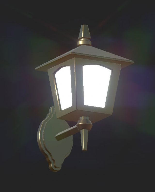 lantern 4 3D Model .c4d .max .obj .3ds .fbx .stl .blend 