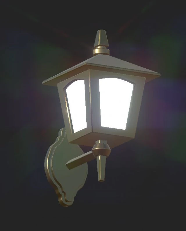 lantern 4 3D Model .c4d .max .obj .3ds .fbx .stl .blend 