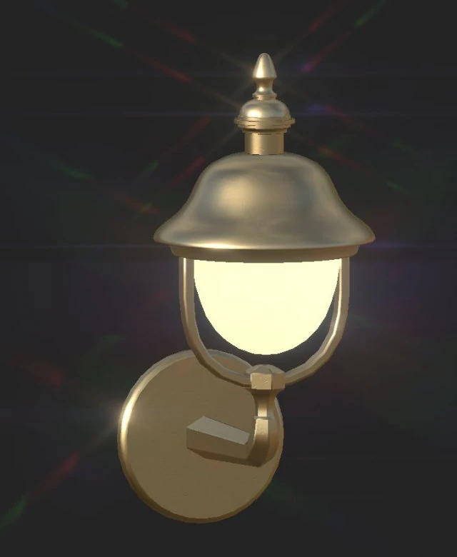 lantern 5 3D Model .c4d .max .obj .3ds .fbx .stl .blend 