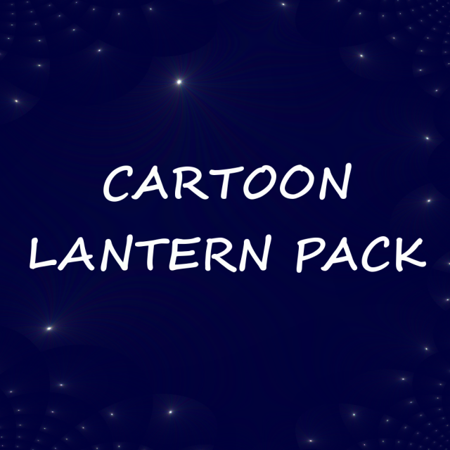 cartoon lantern pack Modelo 3D .c4d .max .obj .3ds .fbx .stl .blend 