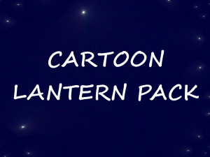 cartoon lantern pack 3D Model