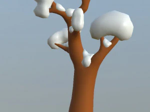 cartoon trees pack 3D Model