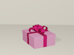 cartoon presents Modello 3D
