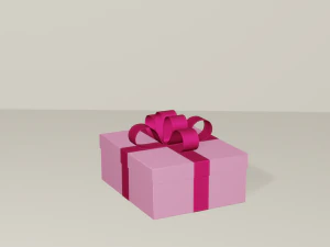 cartoon presents 3D Model