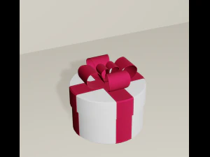cartoon presents 3D Model